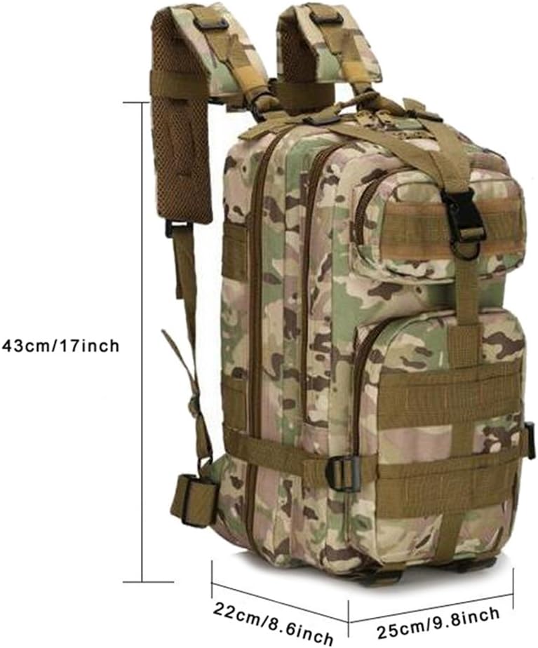 30L Military Tactical Army Backpack Rucksack Camping Hiking Trekking