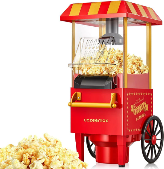 Popcorn Machine Home Small Electric Popcorn Maker Retro Machine For Kids Popcorn Maker