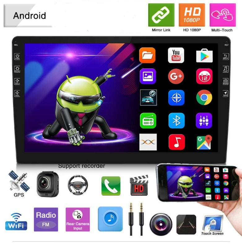 9'' Android Car Stereo 2 DIN Radio Bluetooth GPS with fascia frame Nissan March/Micra 2010 2015