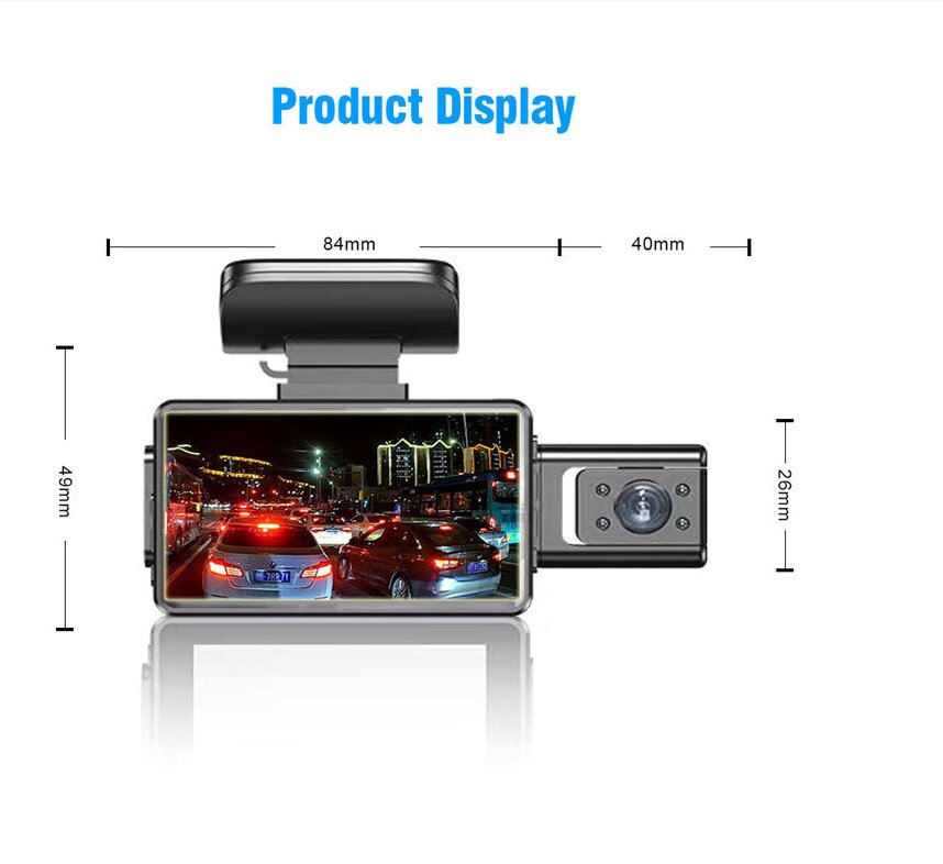 Wifi Car Dash Cam 1080P HD Camera Motion Detection Parking Monitoring Car DVR