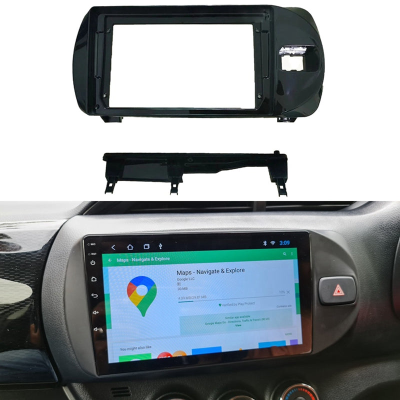 9" Android Car Stereo with fascia frame for TOYOTA VITZ MP5 CarPlay Rear Camera