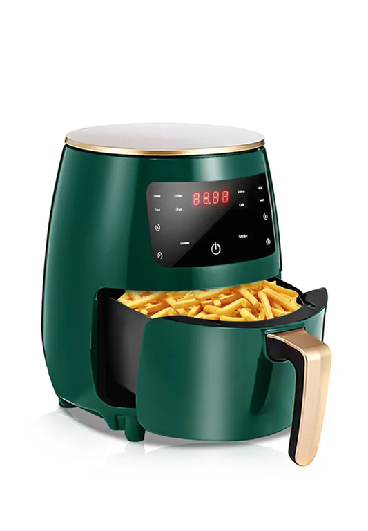 6L Air Fryer 2400W with Rapid Air Circulation Temperature Timer LCD Display