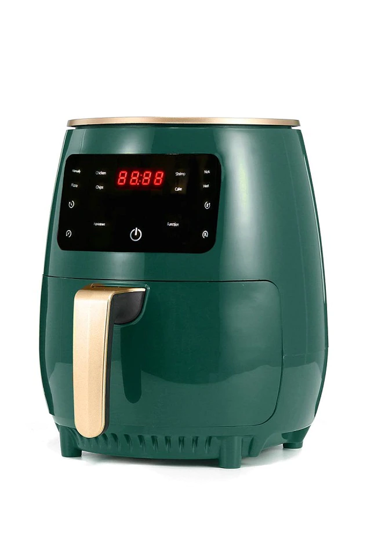 6L Air Fryer 2400W with Rapid Air Circulation Temperature Timer LCD Display