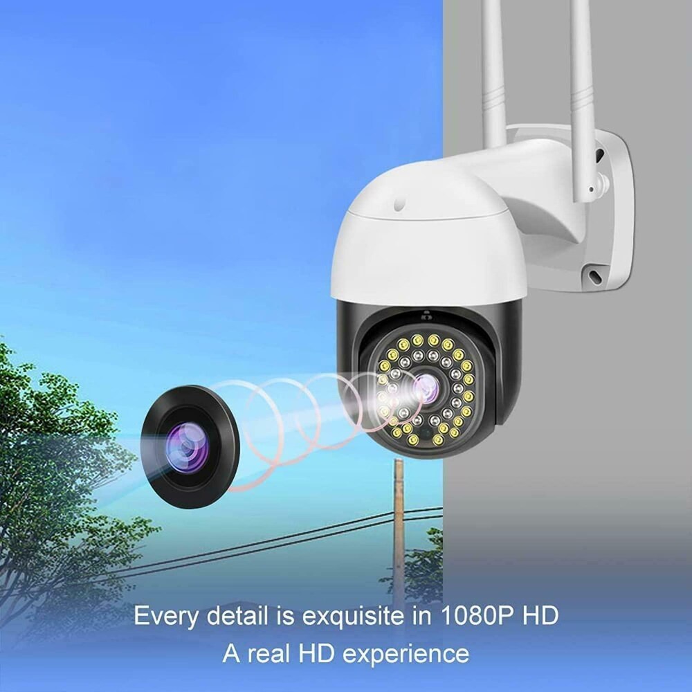 5MP PTZ Wireless Camera Outdoor WIFI IP CCTV Security Camera Smart IR HD