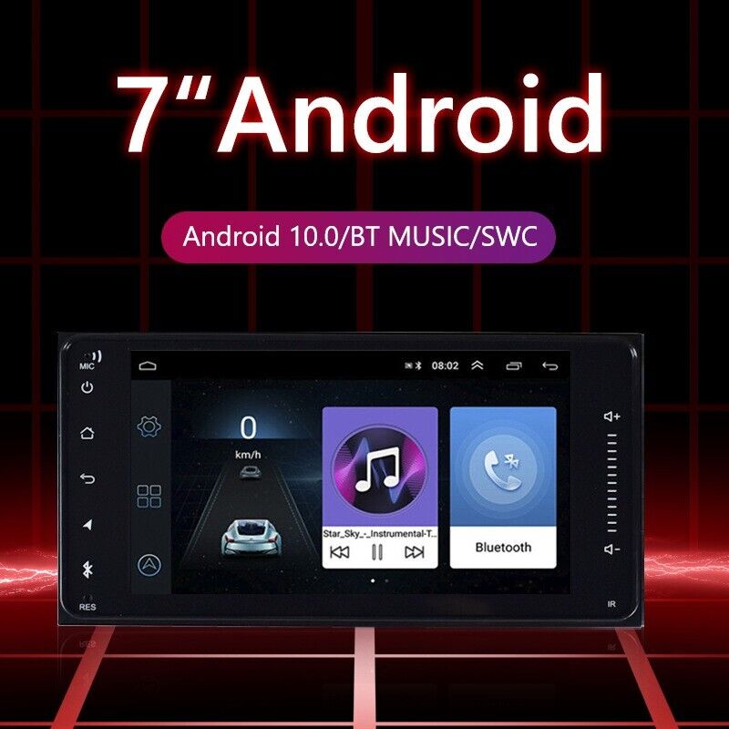 7" Car Radio Stereo MP5 Touch Screen 2Gb 32Gb Android GPS CarPlay Japanese Imported Cars TOYOTA