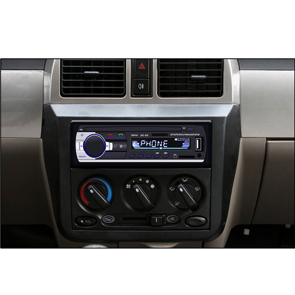 Car Radio Bluetooth Stereo Head Unit Player MP3/USB/TF/AUX-IN/FM In-dash Non CD