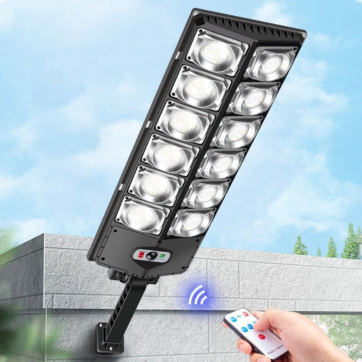 LED Super Solar LED Light Outdoor Street Lamps Spotlights IP65 Waterproof Solar