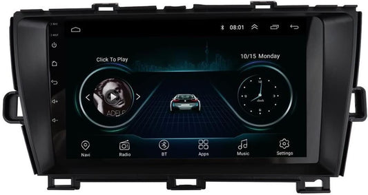 9" Android Car Stereo with fascia frame for Toyota Prius MP5 CarPlay Rear Camera