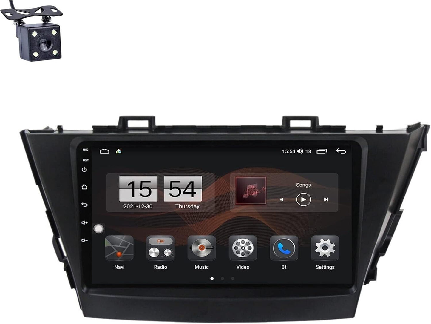 9" Android Car Stereo with fascia frame for Toyota Prius Alpha  2012 2020 MP5 CarPlay Rear Camera