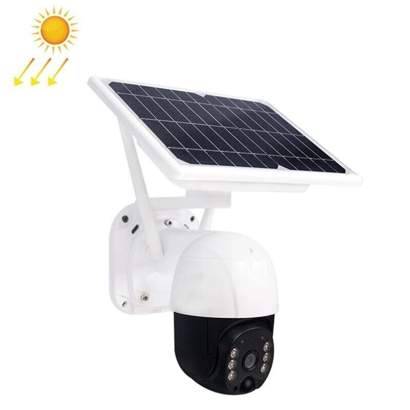 Solar Battery CCTV Camera Wireless Home Outdoor Security System HD PTZ 2way Talk