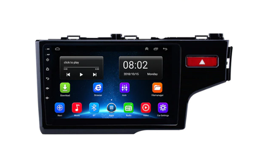 9'' Android Car Stereo 2 DIN Radio Bluetooth GPS with fascia frame Honda Fit