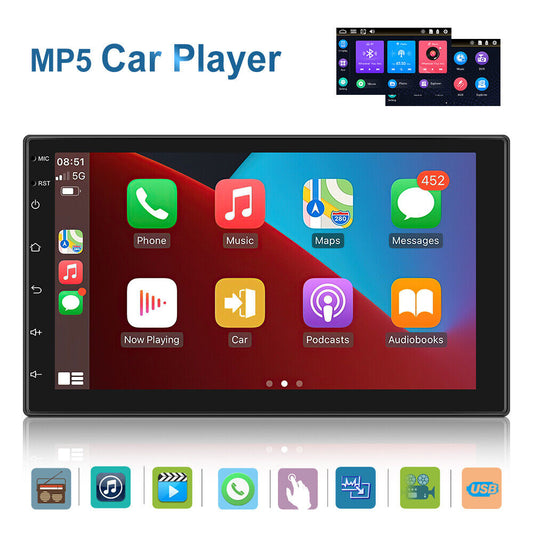 7" Car Radio Stereo MP5 Touch Screen 2Gb 32Gb Android GPS CarPlay Japanese Imported Cars TOYOTA