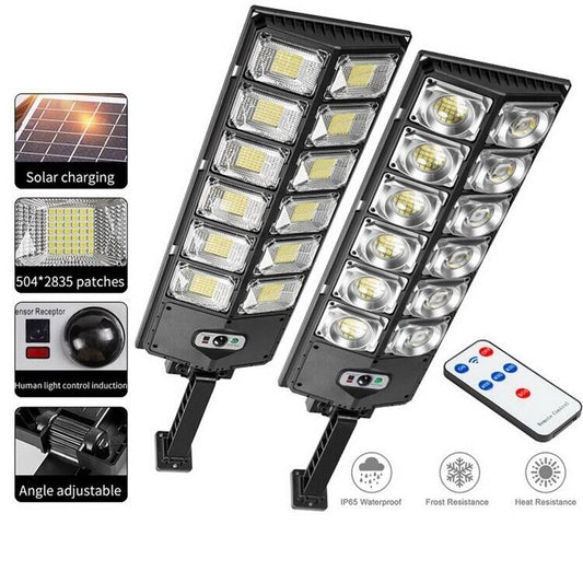 LED Super Solar LED Light Outdoor Street Lamps Spotlights IP65 Waterproof Solar