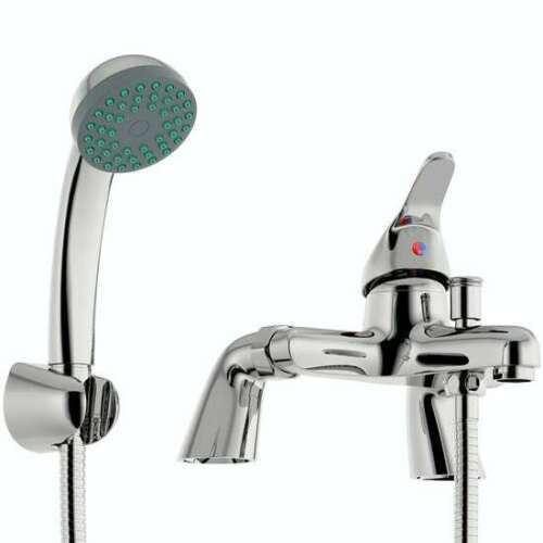 Luxury Bathroom Chrome Sink Bath Filler Tap Shower Mixer Taps with Hand Held Set