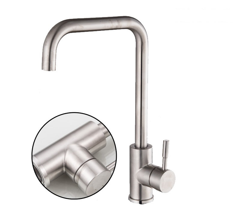 Modern Kitchen Sink Taps Mono Basin Mixer Single Faucet Chrome Tap