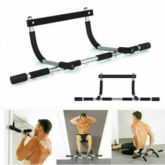 Gym Fitness Bar Chin Up Pull Up Strength Situp Dips Exercise Workout Door Bars