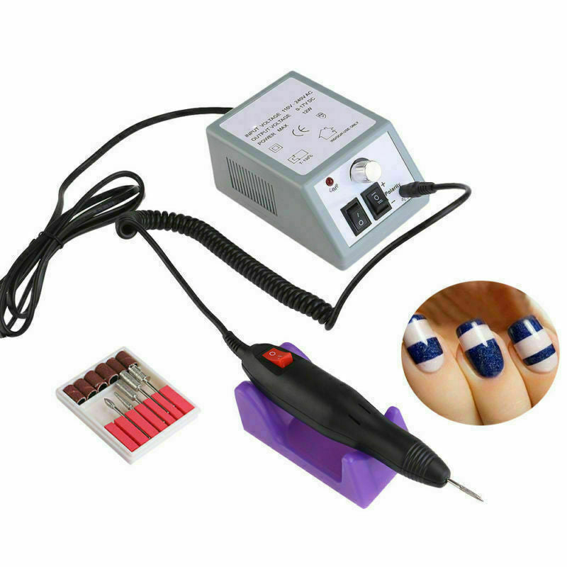 20000rpm Pro Electric Nail Drill Machine Pedicure Manicure Kits File Drill Bits