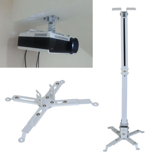 UNIVERSAL PROJECTOR CEILING WALL MOUNT BRACKET LCD DLP MONITOR TILT EXTENDABLE