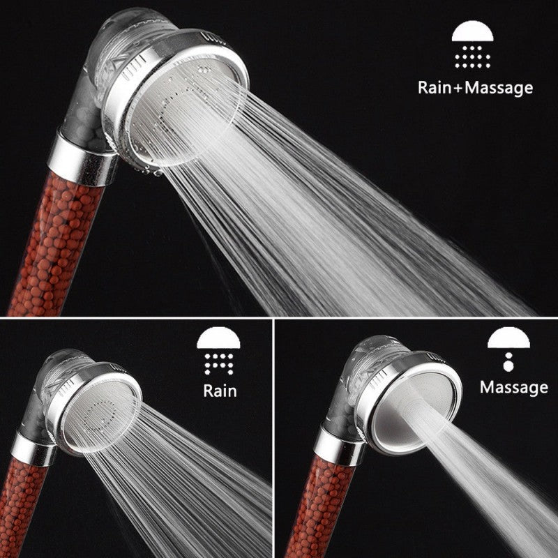 300% High Turbo Pressure 40% Water Saving Laser Ionic Filters Shower Head