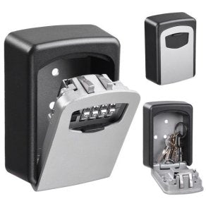 Safe Box Outdoor 4 Digit High Security Wall Mounted Key Code Lock Storage