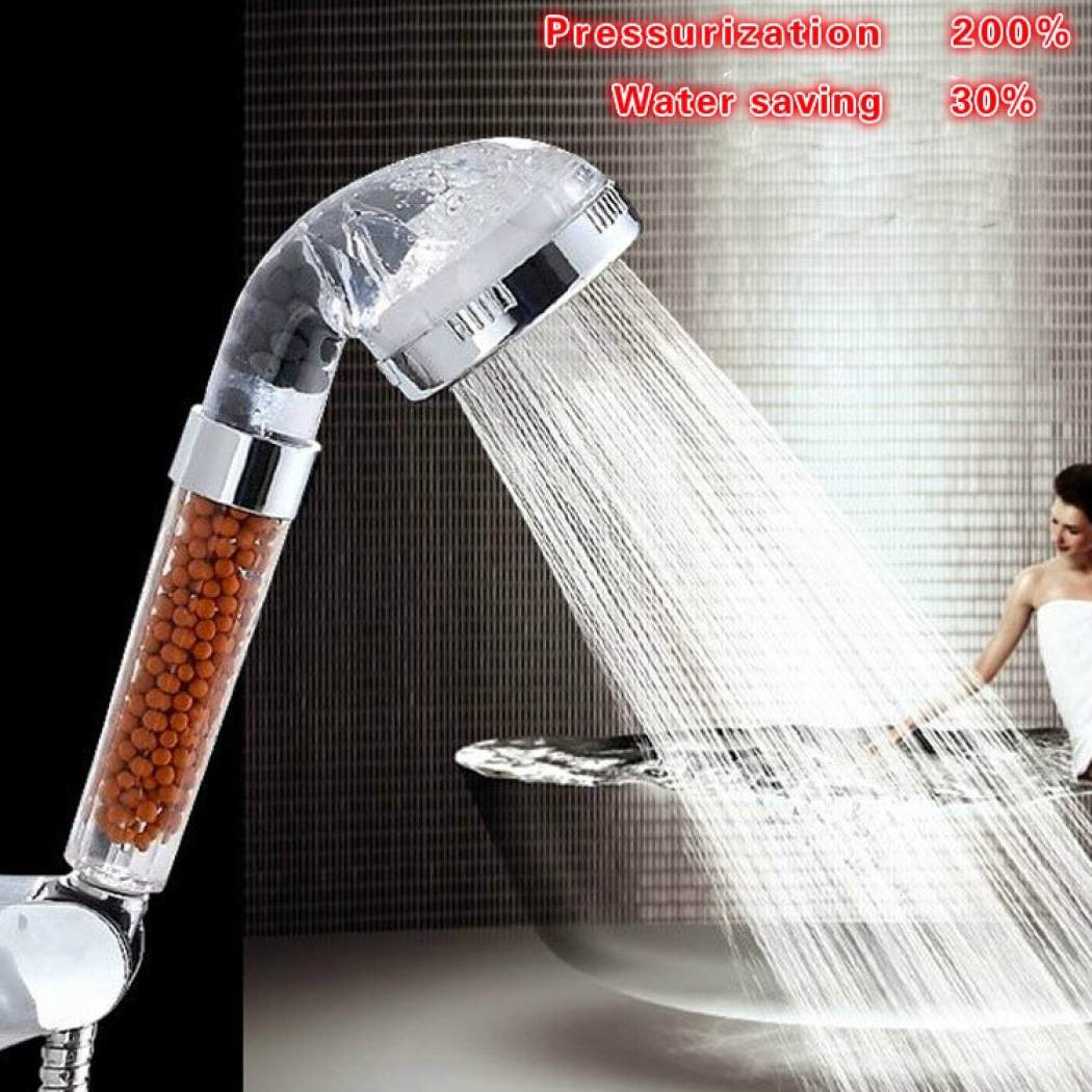 300% High Turbo Pressure 40% Water Saving Laser Ionic Filters Shower Head