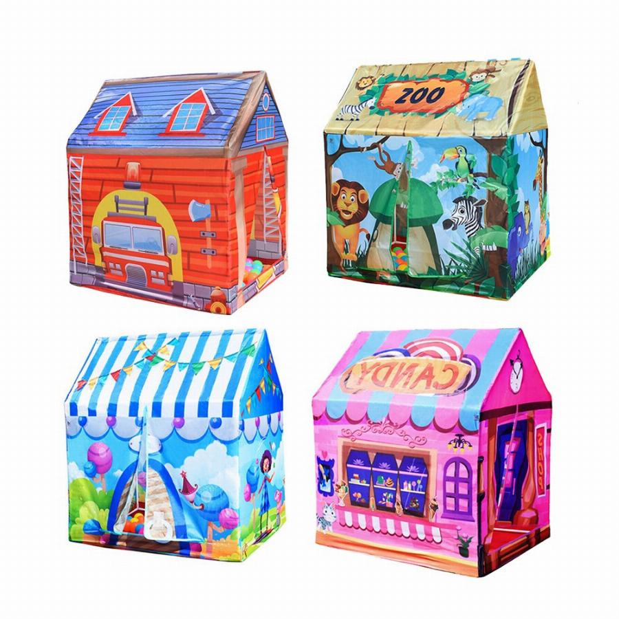 New Children Kids Play Tent Fairy Princess Girls Boys Hexagon Playhouse House