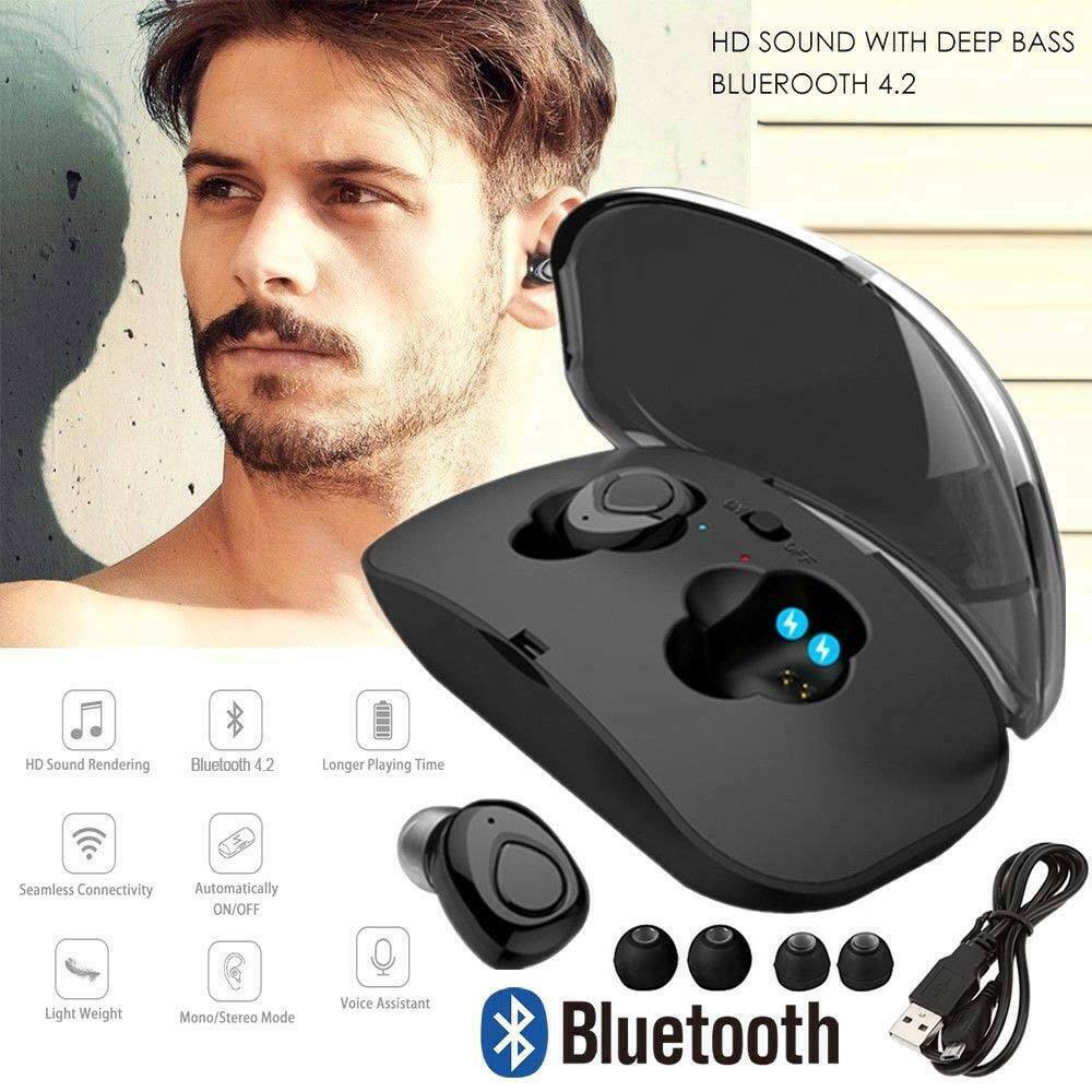 Wireless Bluetooth Earphones Headphones Earbuds Headsets iPhone Android Samsung