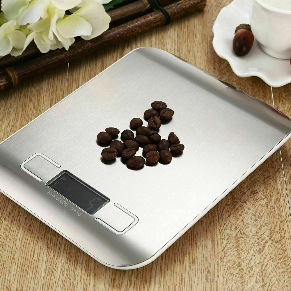 Home Kitchen Electronic Weight Scale Digital LCD Display Food Balance Upto 5000g