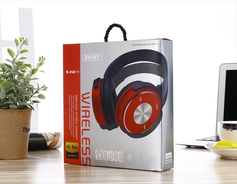 Wireless Bluetooth Headphones with Noise Cancelling Over-Ear Stereo Extra Bass