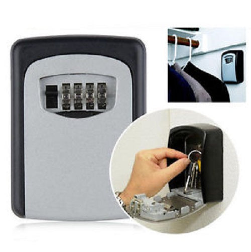 Safe Box Outdoor 4 Digit High Security Wall Mounted Key Code Lock Storage