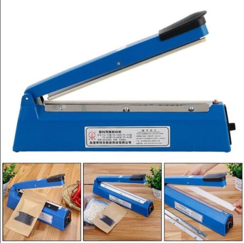 Impulse Heat Sealer Plastic Bag Film Sealing Machine Metal ABS 200mm