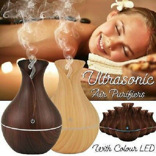 Led Aroma Humidifier Mini Diffuser Fragrance Oil  Aromatherapy 300Ml